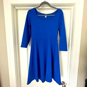 Old Navy Ponte Tango Dress 3/4 Sleeves Size medium